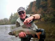 Ron and great Grayling, October